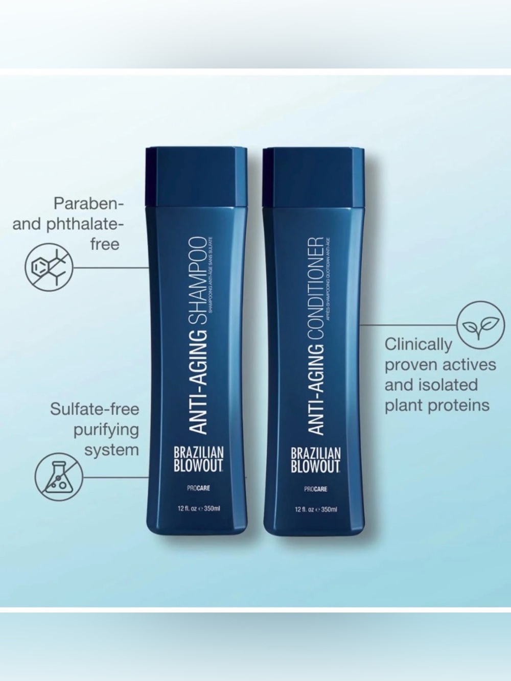 Brazilian Blowout Anti-Aging Conditioner from the ProCare line